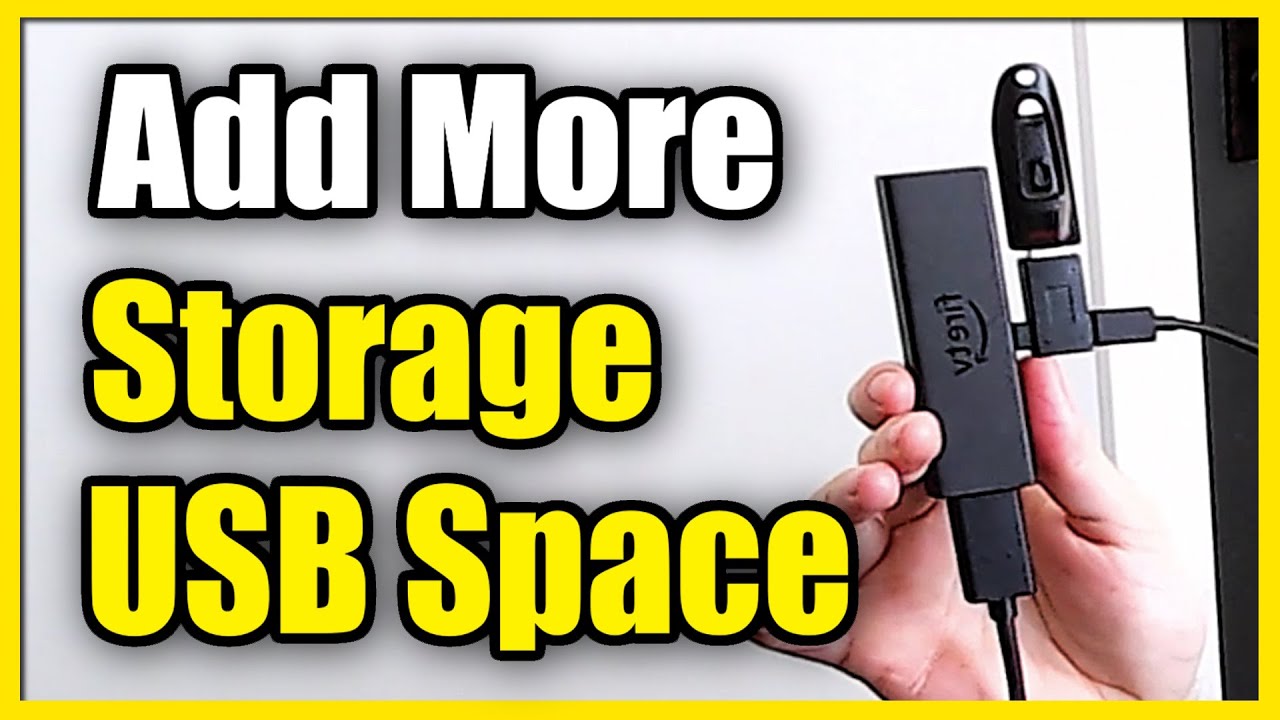 How to Add External USB Storage to Fire TV Stick for more SPACE (Easy Method)