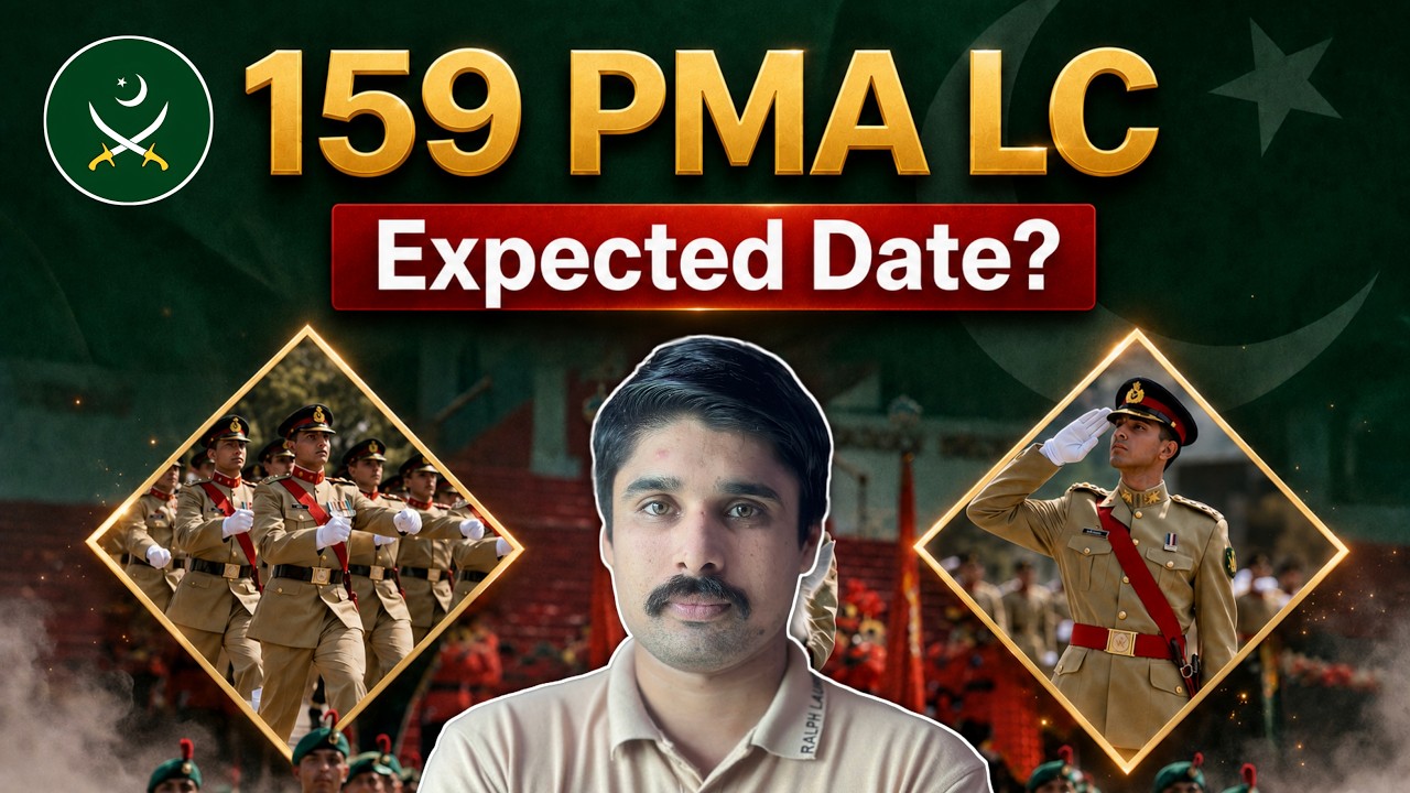 159 PMA Long Course Announcement Date | Join Pak Army Through 159 PMA LC