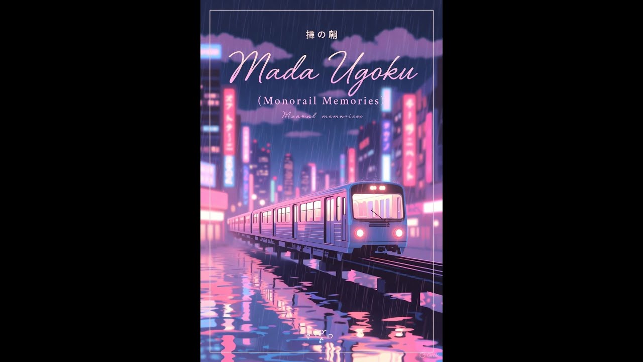 Mada Ugoku (Monorail Memories) | Japanese Night Train Song – Neon Rain City-Pop Mood