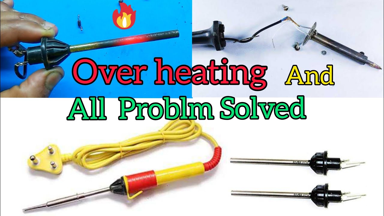 How To Repair Soldering Iron | Soldering Iron Repair And Over Heating Solution  @Techno Topics