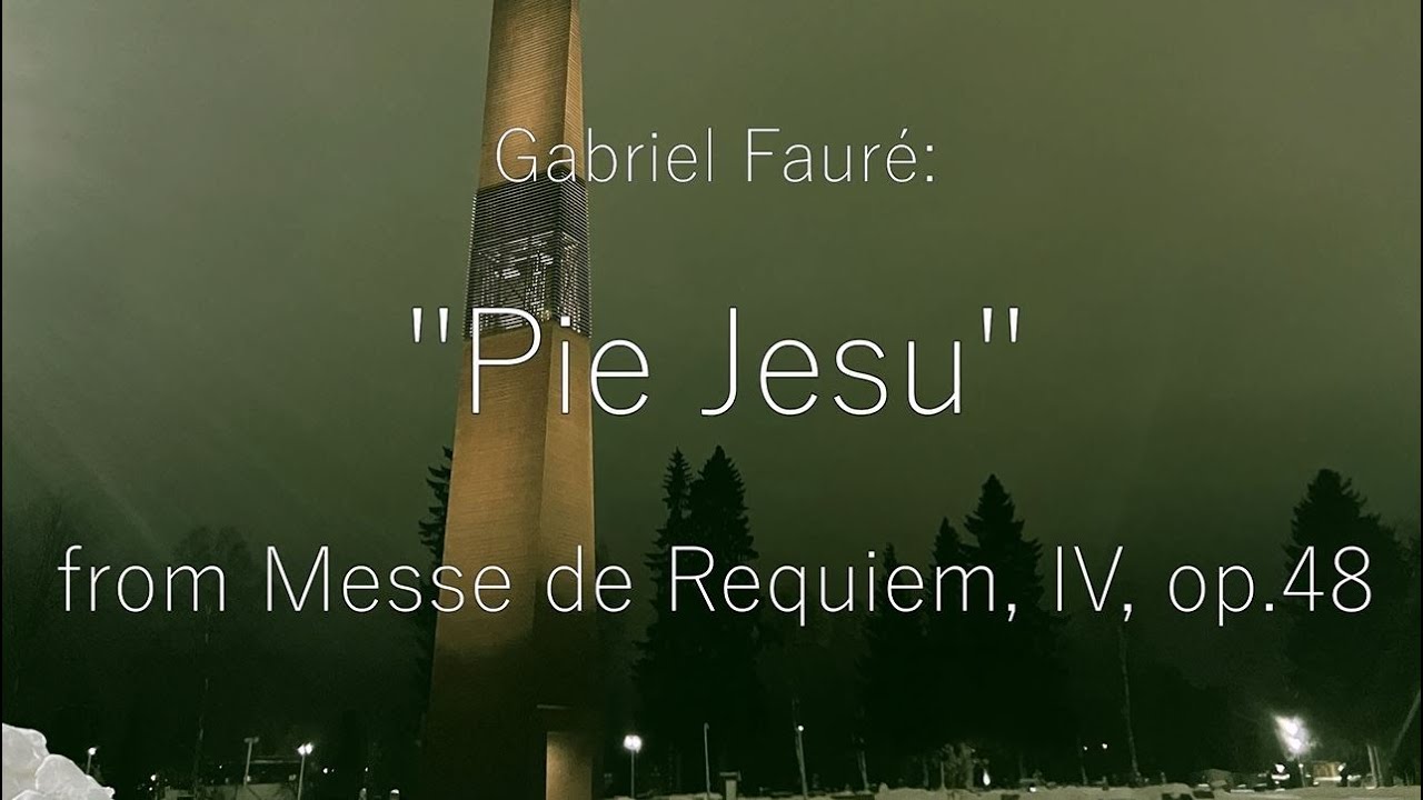 Gabriel Fauré:  Pie Jesu (from Messe de Requiem, IV, op.48)  ///  Pan flute & Super Organ ///