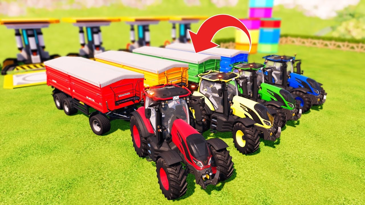 EPIC ESCAPE GIANT MONSTER TRUCK - TRACTOR WITH COLORS - FS22