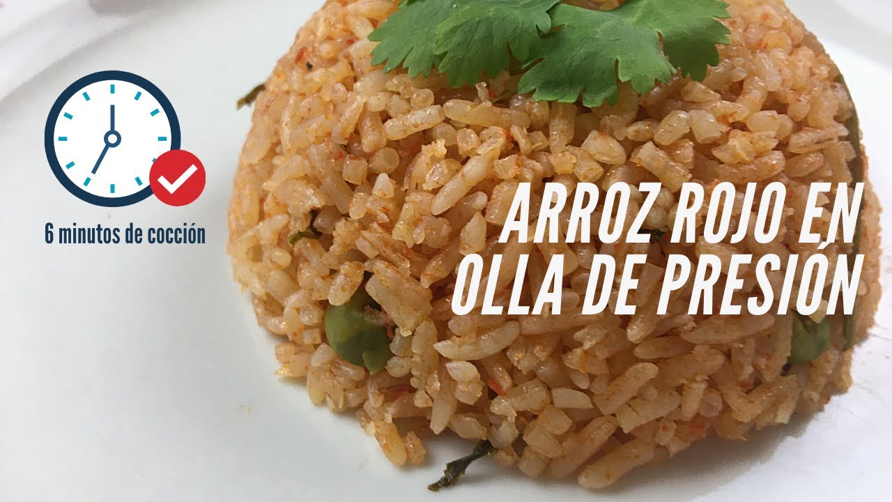 ARROZ ROJO EN OLLA DE PRESIÓN - Tu nueva fórmula favorita