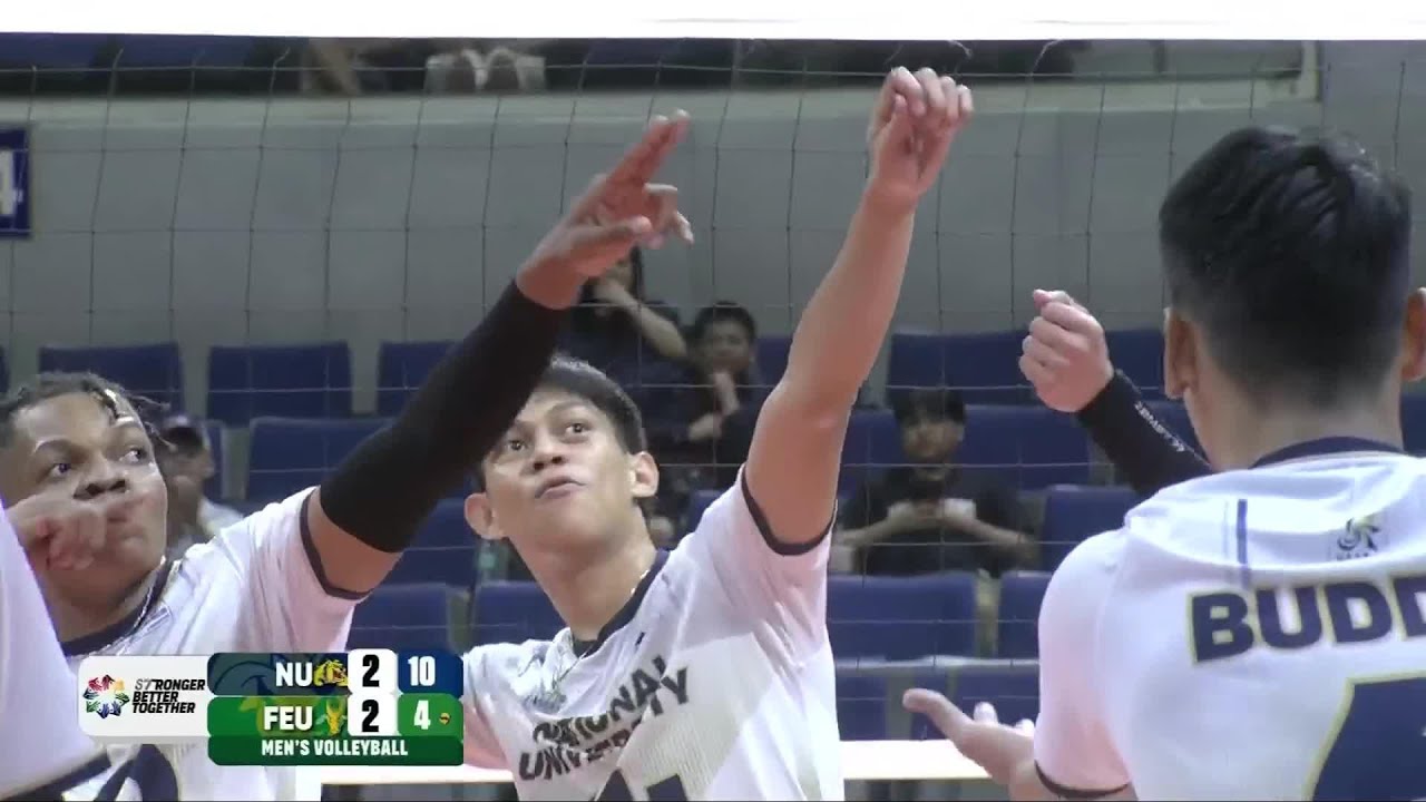 BULLDOGS&rsquo; INTENSE MOVES FOR NU VS. FEU IN SET 5 🐶 | UAAP Season 87 Men&rsquo;s Volleyball Round 2