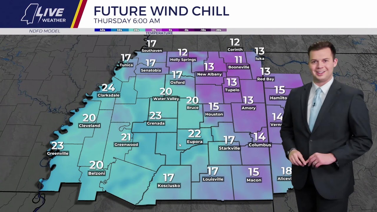 LIVE at 10: Gabe tracks what's left of the rain and the cold temperatures moving in this week