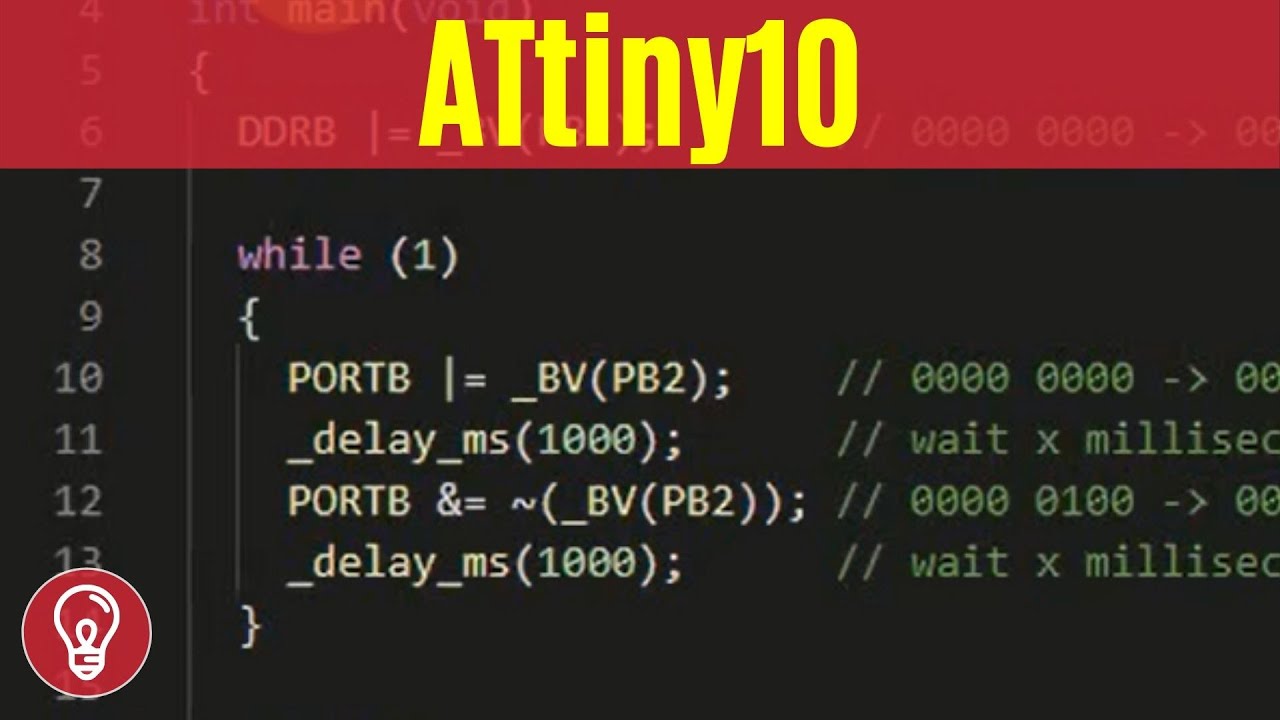 Программирование ATtiny10 в Visual Studio Code