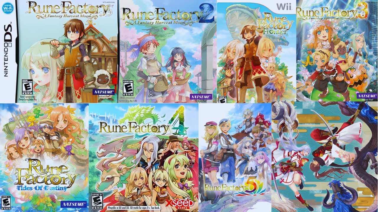 The Evolution of RUNE FACTORY games (2006-2025)