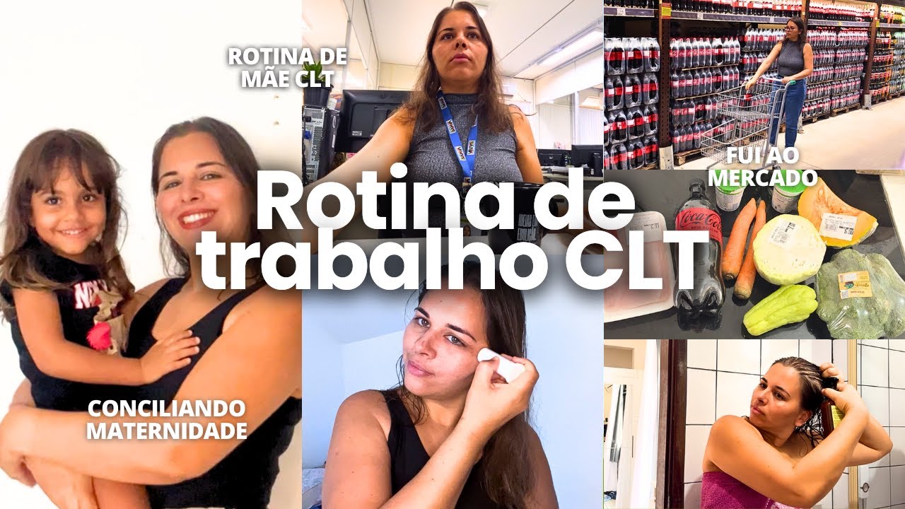 Vlog rotina de trabalho CLT | vida de m&atilde;e que trabalha fora