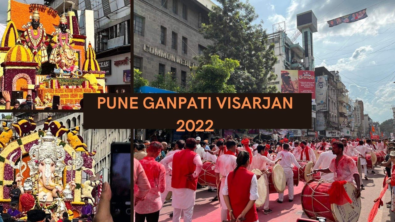 पुणे गणपती विसर्जन 2022 | Pune Ganpati Visarjan