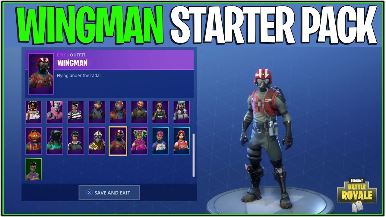 *NEW* Fortnite: WING MAN STARTER PACK IS HERE! | (Officially Released and Showcase)