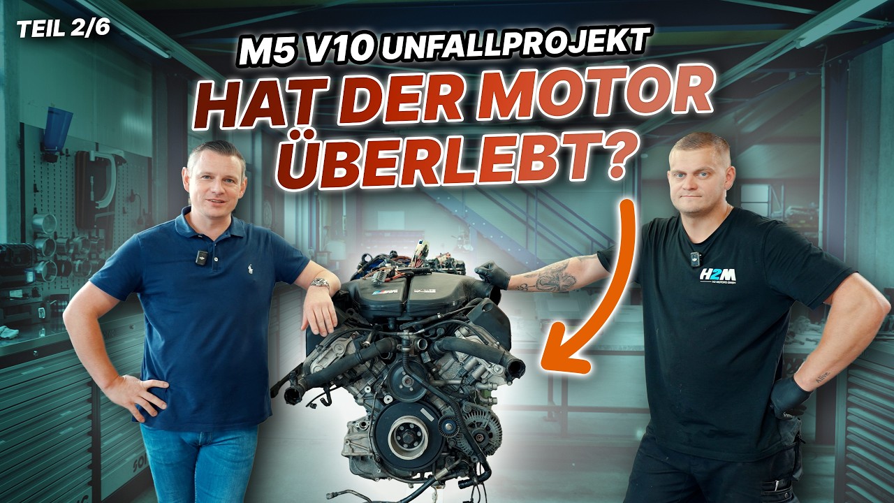 Hat der V10 überlebt? BMW E61 M5 S85 Unfall-Projekt - Teil 2/4