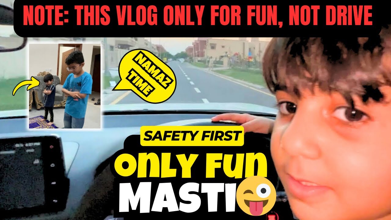 Chhoti Si Car Ride, Bara Hungama 😍🚗 | Family Vlog | Only Fun Masti | Safety First & Not Drive