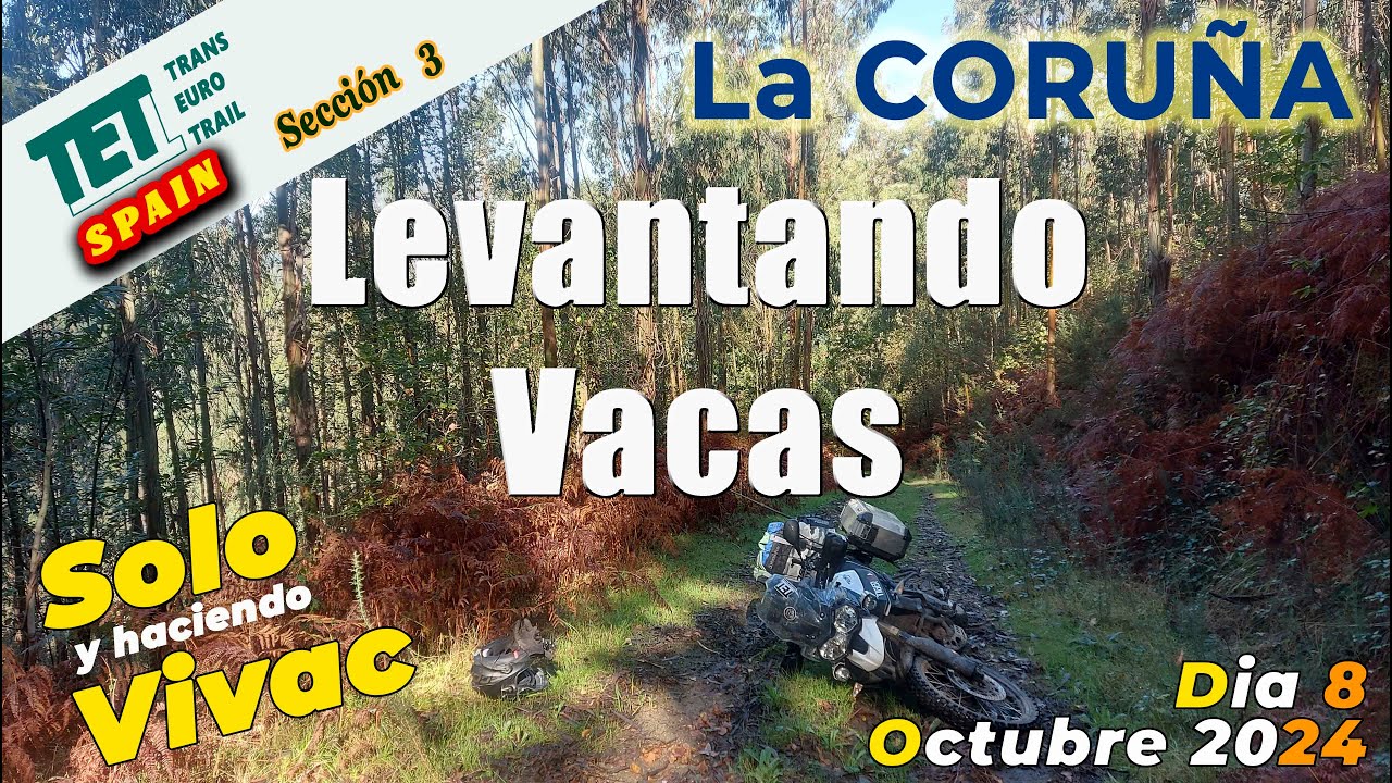 TET LA CORUÑA/LEVANTANDO VACAS/Sección 3/Motovlog 79/Octubre 2024 dia8