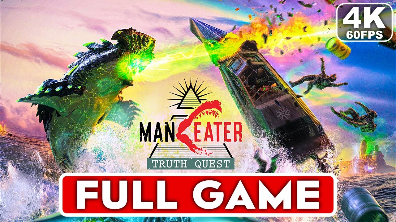 MANEATER TRUTH QUEST DLC Gameplay Walkthrough Part 1 FULL GAME [4K 60FPS PC] - No Commentary