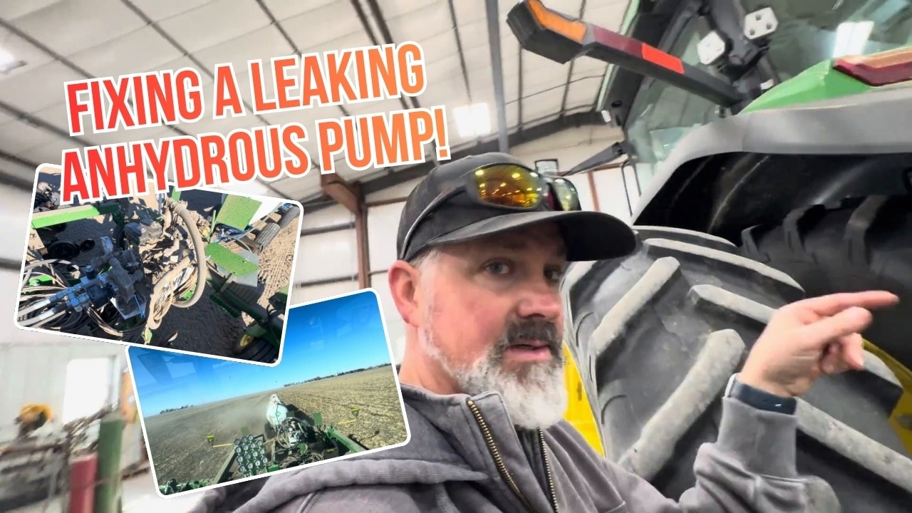 Ремонт протекающего насоса для безводного аммиака