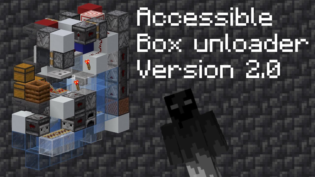 Accessible shulker box unloader V2