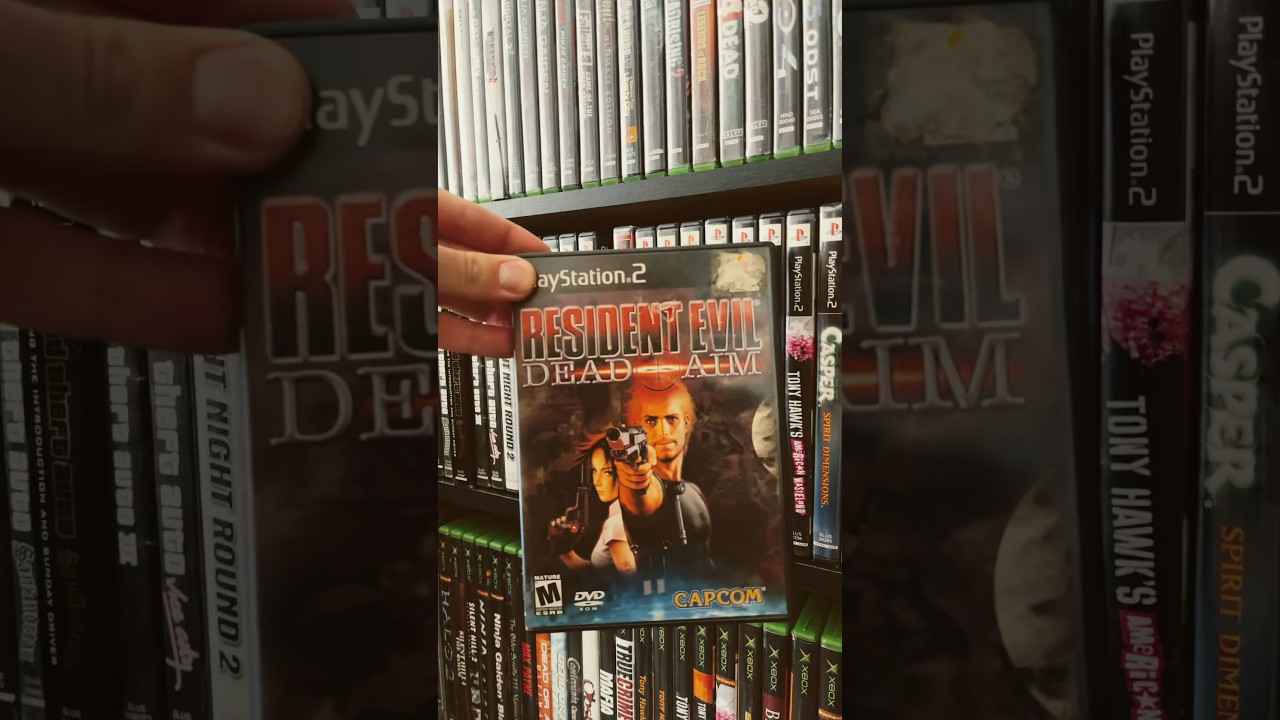 Resident Evil Dead Aim by Capcom (2000) #residentevil #gaming #games #ps2 #playstation #retrogaming