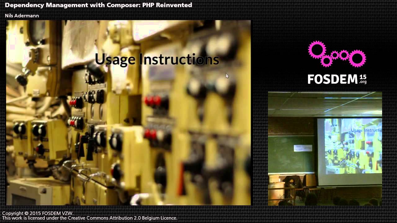 FOSDEM 2015 - Developer Room - Php And Friends - Depencymanagementwithcomposerphpreinvented
