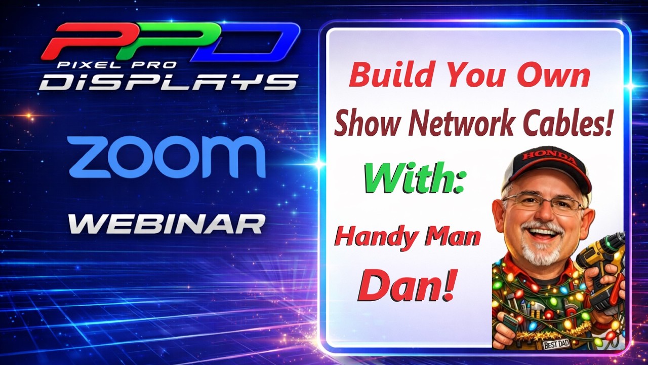 PPD Webinar: Build Your Own Show Network Cables - with Handy Man Dan