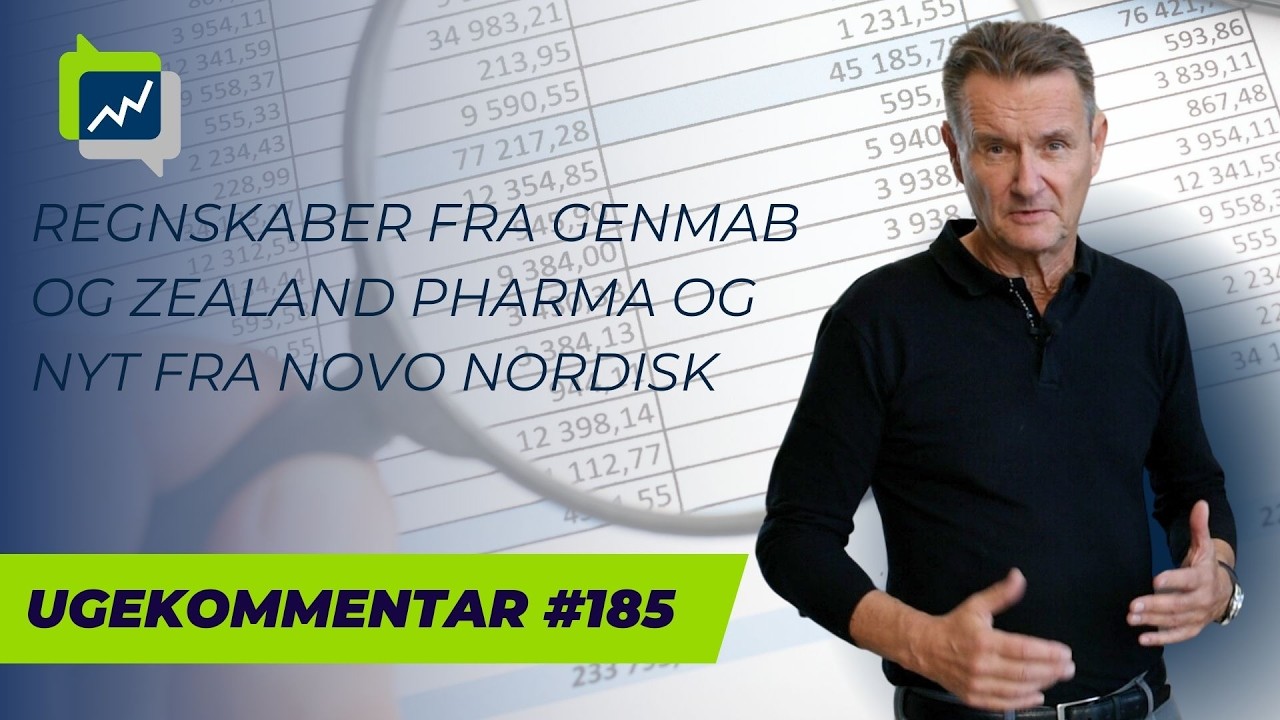 Regnskaber fra Genmab og Zealand Pharma og nyt fra Novo Nordisk