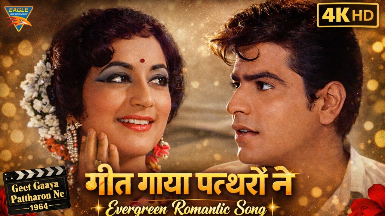 Geet Gaya Patharon Ne | Asha Bhosle, Mahendra Kapoor | Jeetendra | Classic Song 1964 | Purane Gaane