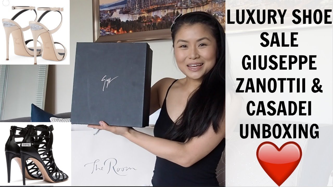 LUXURY SHOE SALE UNBOXING: GIUSEPPE ZANOTTII & CASADEI