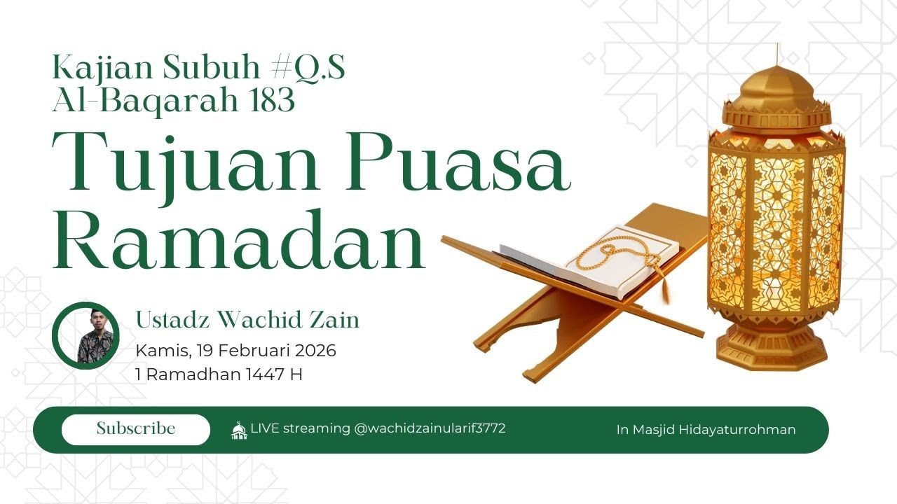 TUJUAN PUASA RAMADHAN