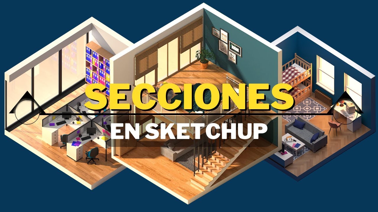 Como hacer SECCIONES en SKETCHUP y exportar a AUTOCAD - Cortes de Sketchup a Autocad