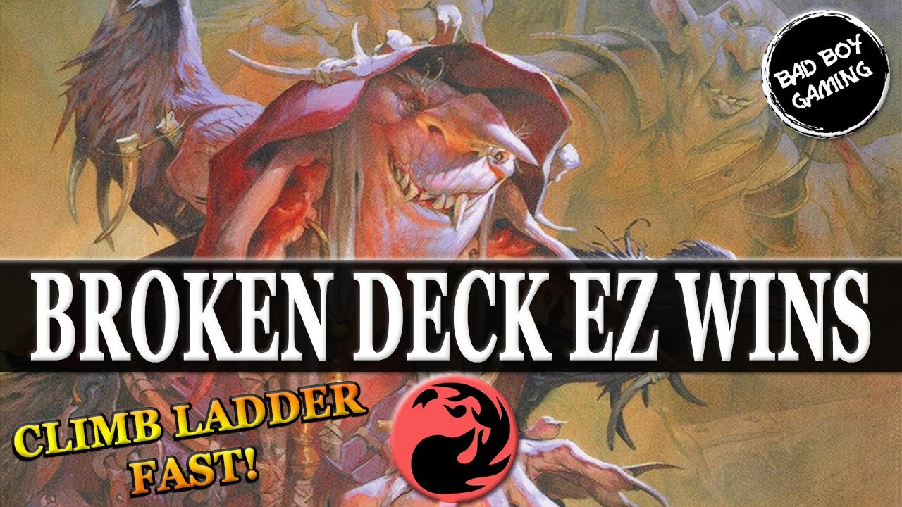 INCOMING BAN 91% WIN RATE RANK (MTG Arena) Historic Goblin Deck
