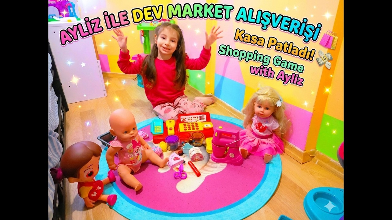 🛒 AYLİZ MARKET AÇTI! 😱 Müşteriler Çıldırdı! (Çok Komik Evcilik Oyunu)
