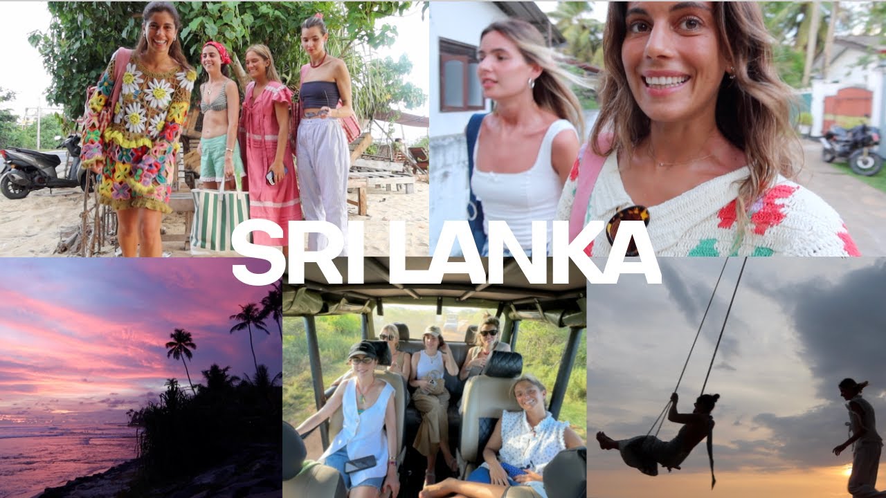 Influencers in the wild / vlog SRI LANKA🌴 outfits, running y sunsets