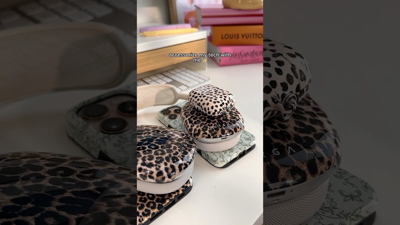 Floral 🌸, or leopard 🐆 print cases? #burgaofficial #burga #cases #phonecases #tech #accessories