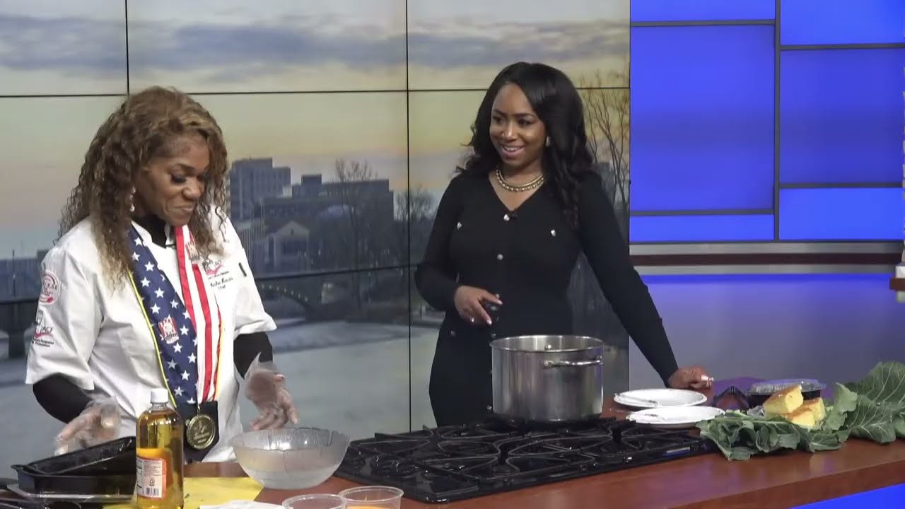 Learning the history of soul food from local chef