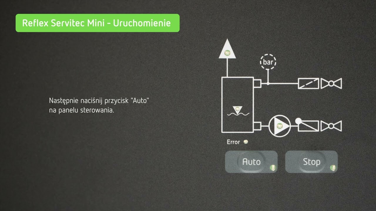 Reflex Servitec Mini Uruchomienie - PL