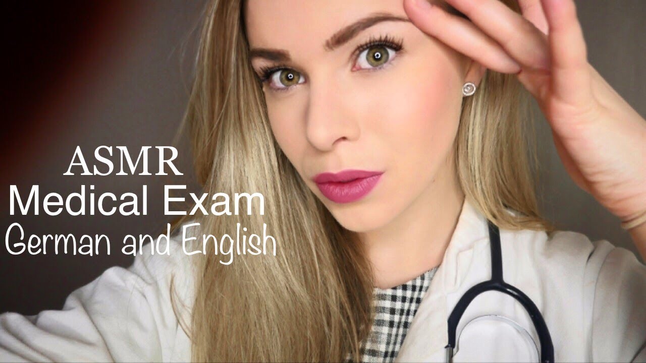 ASMR Medical Exam in German and English