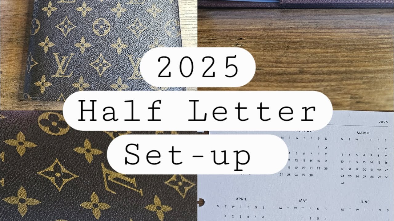 2025 Planner Setup | Half Letter