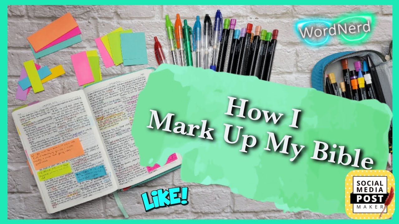 How I Mark my Compact Reading Bible | My Bible Marking System