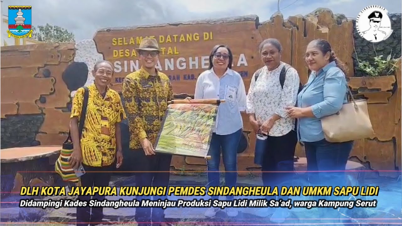 DLH KOTA JAYAPURA KUNJUNGI PEMDES SINDANGHEULA DAN UMKM SAPU LIDI