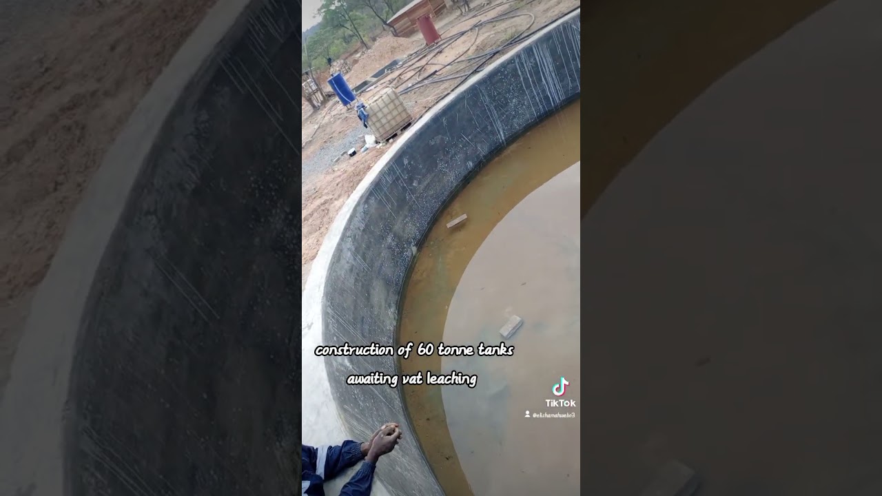preparation for vat leaching #gold #preciousmetals #mining
