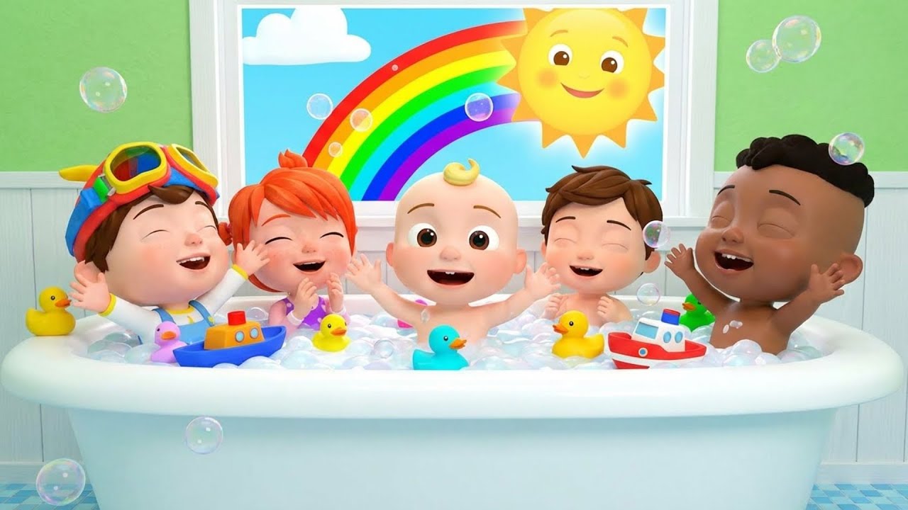 Bubble Bath Fun with JJ, TomTom & YoYo! 🦆🛁 Fun Bath Adventure | Funny Animation