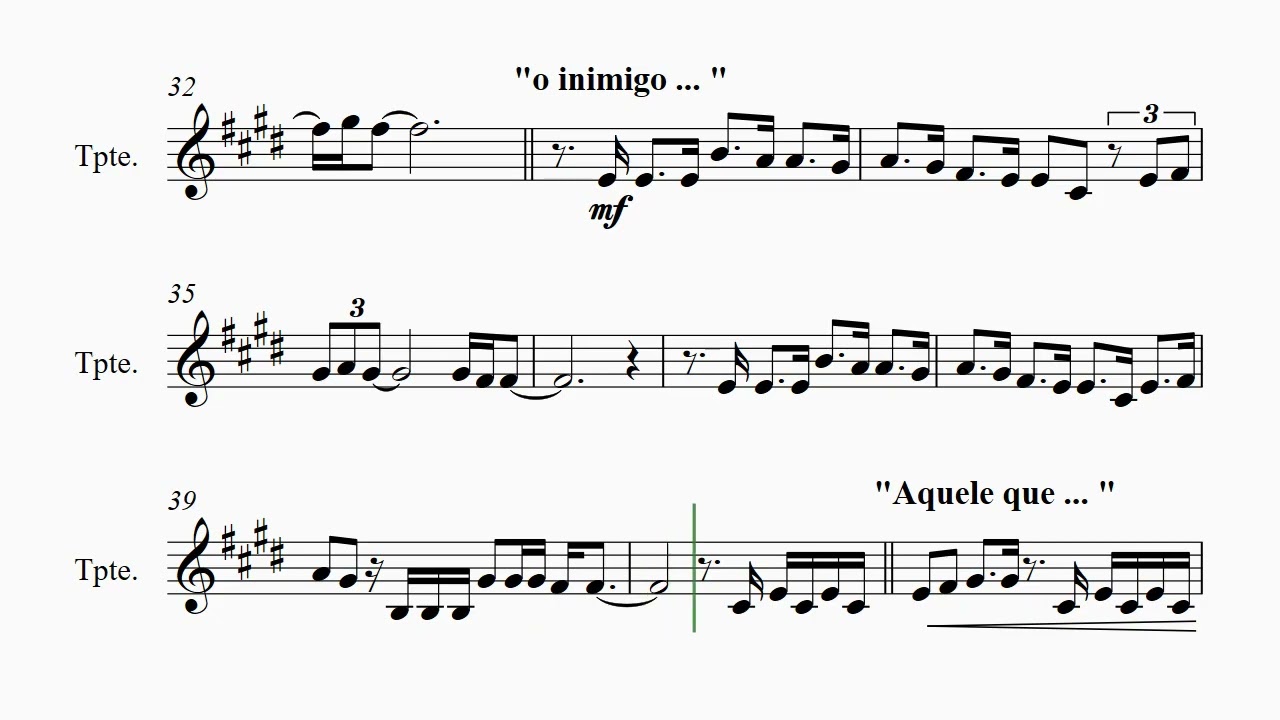 ESCAPE | Renascer Praise [ Partitura para Trompete  ] 👇PARTITURA PDF👇