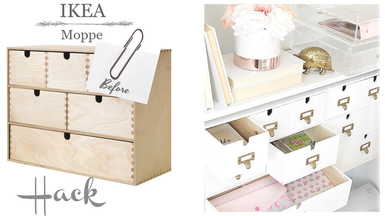 NEW! $17 IKEA Moppe Hack | Apothecary Chest