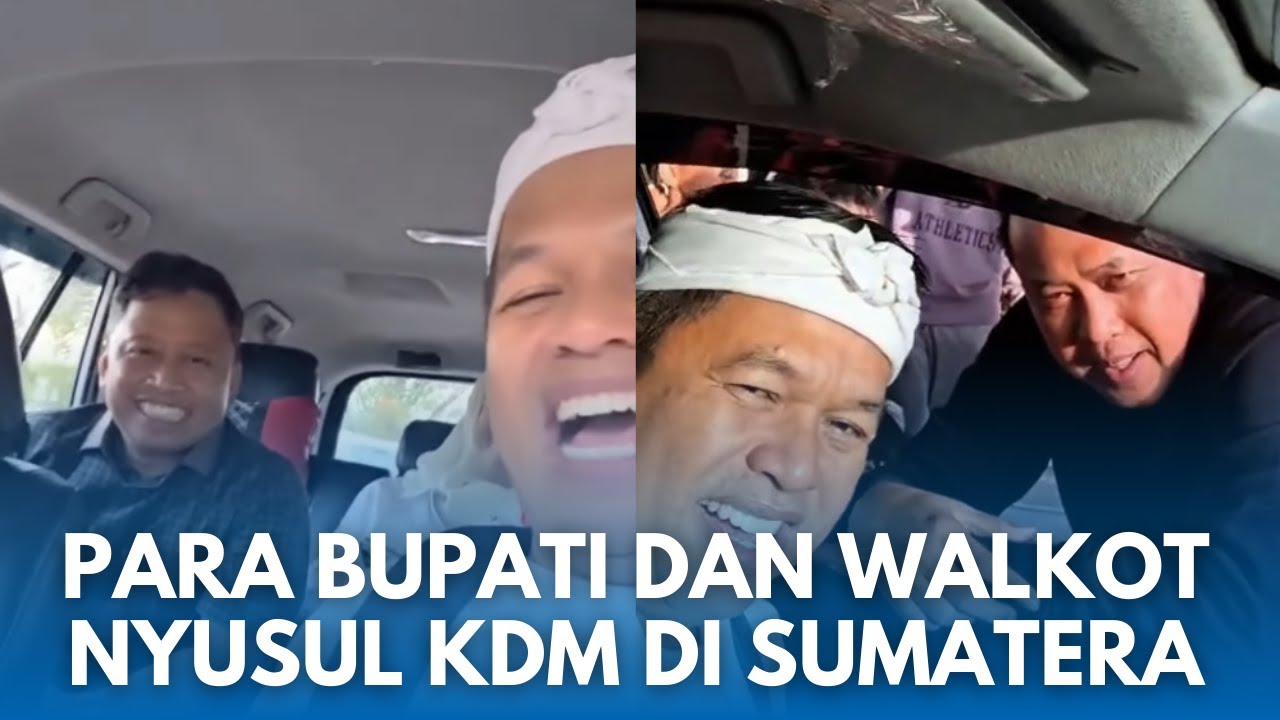 JABAR SOLID!! Momen Para Pemimpin Daerah Di Jabar Ikut Kirim Bantuan Dan Menyusul KDM di Sumatera