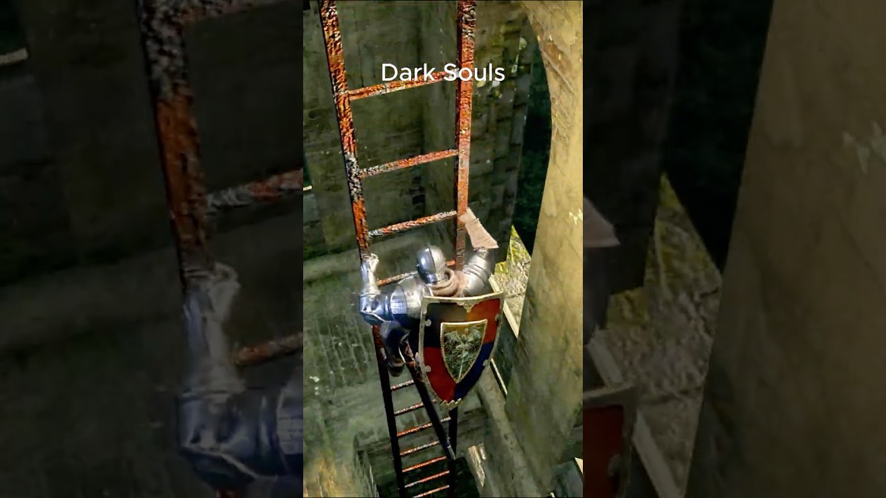Evolution of Slide Down Ladder in Dark Souls 1-2-3
