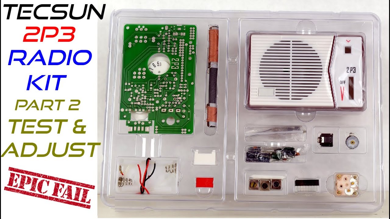Радиокомплект Tecsun 2P3 — проверка и настройка