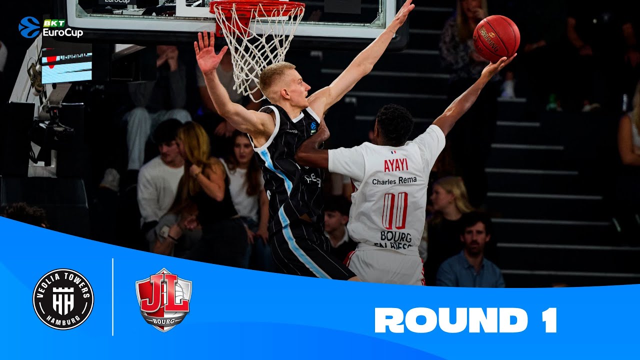 Bourg gives Hamburg no chance in road win! | Round 1 Highlights | 2024-25 BKT EuroCup