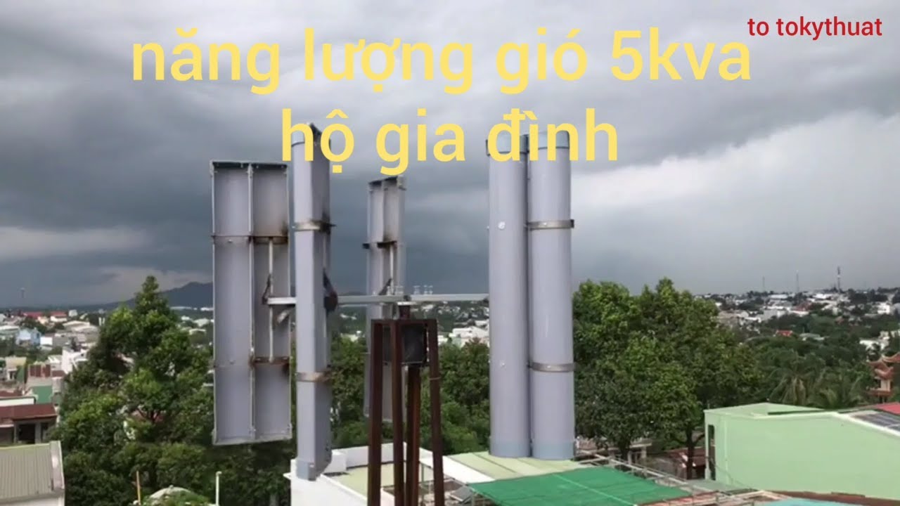 m&ocirc; h&igrave;nh điện gi&oacute; 5kva hộ gia đ&igrave;nh