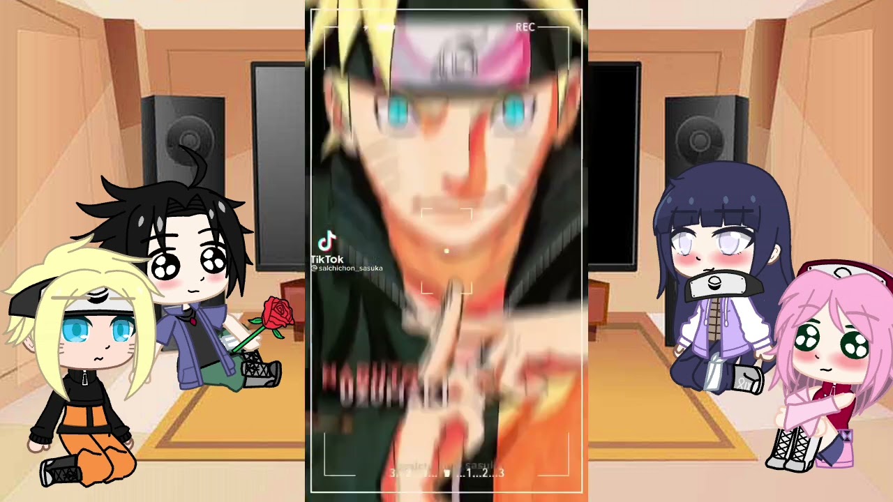 🍥🍎Menma dimension reacciona a Narusasu Kibahina y Karinsaku🍅🍥