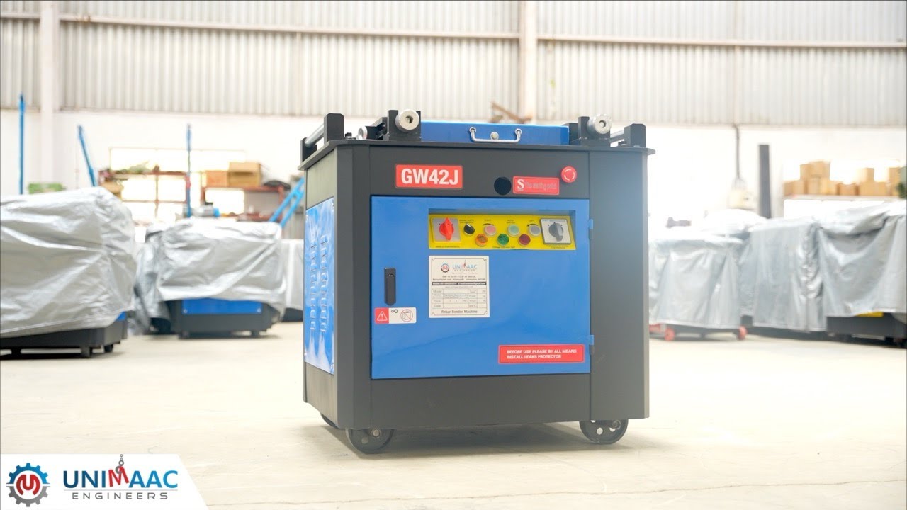 REBAR BENDING MACHINE GW42j  - Unimaac Engineers