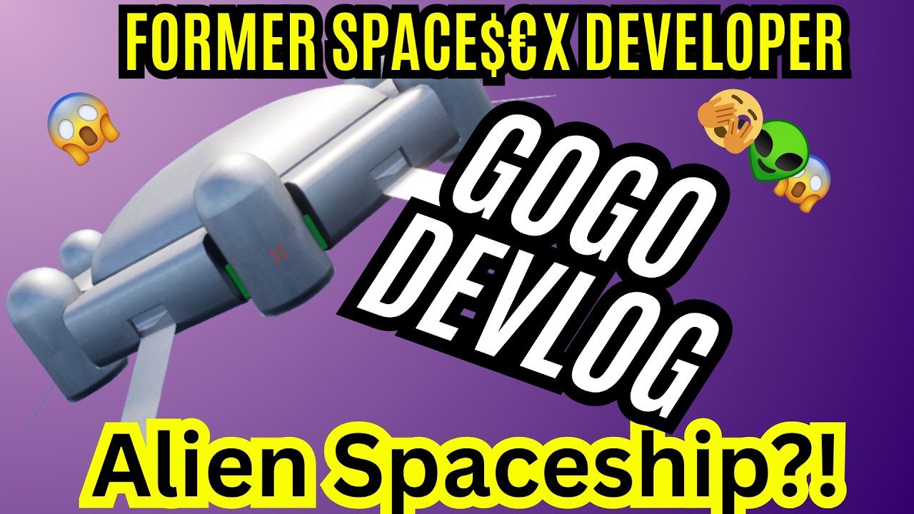 Former SpaceX engineer shows his alien ship!